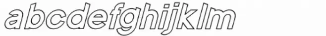 Librada Pro Outline Italic