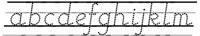Linkpen Primary Print Dot Guide Italic