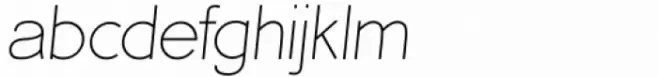 Logica Sans Light Italic