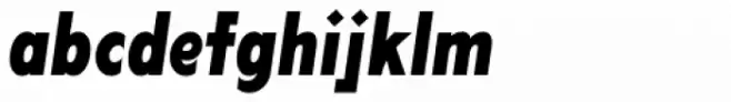 Lucifer Sans ExtraCondensed Bold Italic