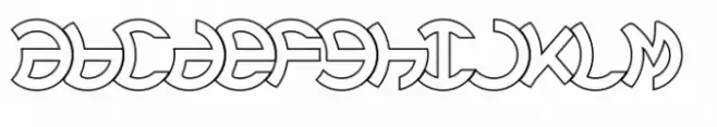 Lunanic Medium Right Outline