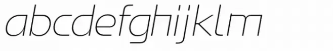 Magis Extra Light Italic