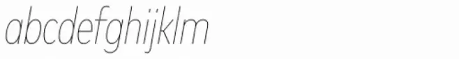 Mark OT Cond Thin Italic