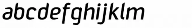 Mechanic Medium Italic