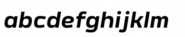 Meguro Sans Bold Italic