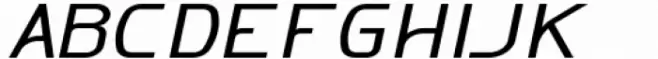 Melatea Semi Bold Italic Expanded