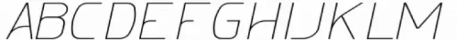 Melatea Thin Italic Expanded