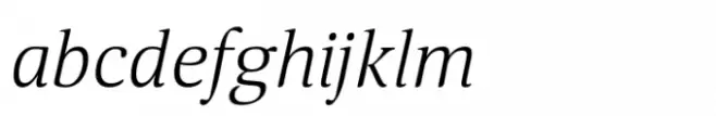 Mellow Serif Light Italic