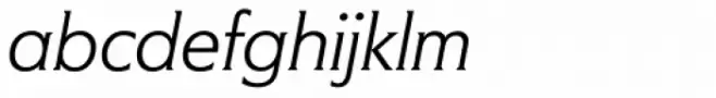 Memo Std Light Italic
