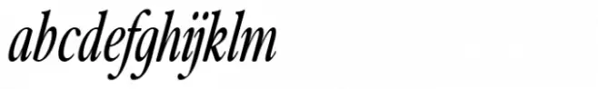 Merong Condensed Italic