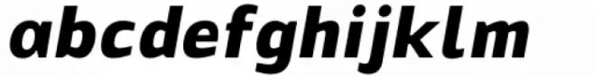 Mesca Extra Bold Italic