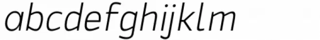 Mesca Light Italic