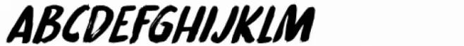 Meteor Strike Italic