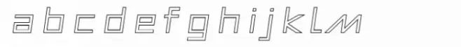 Metrika Outline Oblique