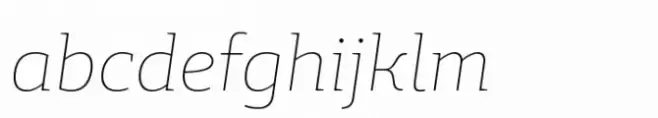 MIR Next Thin Italic