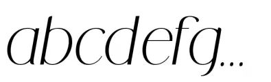 Midland Luxury Extra LightItalic