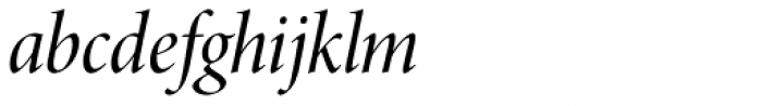 Minion Pro Display Cond Medium Italic