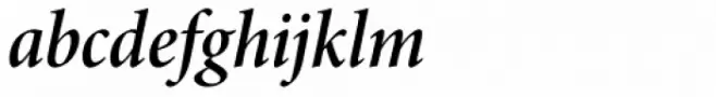 Minion Pro SubHead Cond SemiBold Italic