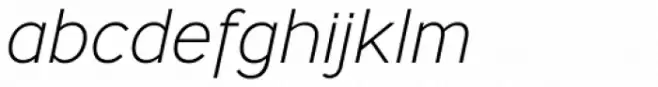 Ministry ExtraLight Italic