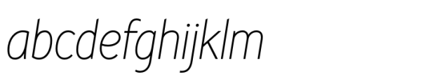 Miss Mable Extra Light Semi Condensed Italic