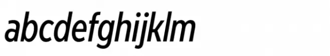 Modica Pro Condensed Medium Italic