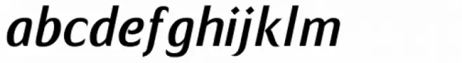 Mondial Plus Demi Italic