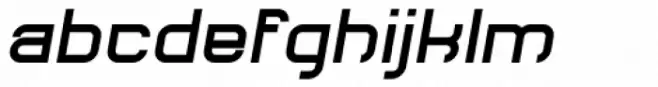 Monoron Sans1 ExtraBold Italic