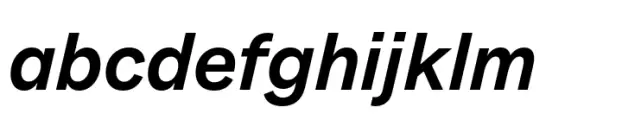Monto Grotesk Display Semi Bold Italic