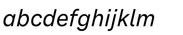 Monto Grotesk Regular Italic