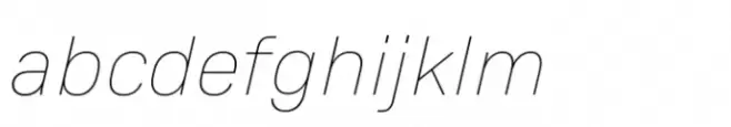 Monto Screen Thin Italic