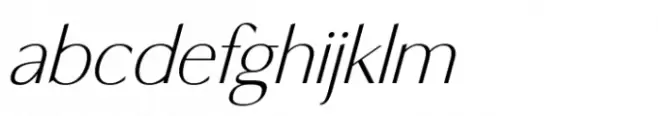 Montu Thin Italic
