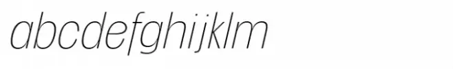 Nabire 1943 Thin Italic
