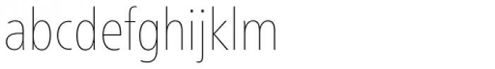 Neue Frutiger Pro Condensed UltraLight