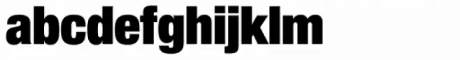 Neue Helvetica Pro 107 Extra Black Condensed