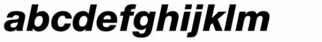 Neue Helvetica Pro 86 Heavy Italic