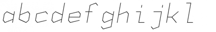 Neue Konstrukteur Square Thin Italic