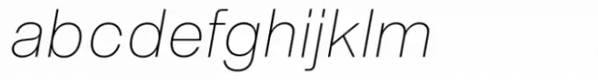 Neue Singular H Extra Thin Italic
