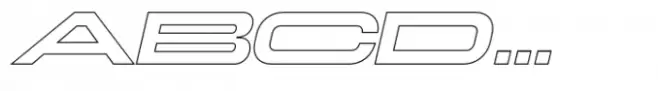 Nokia Expanded Extra Bold Outline Italic