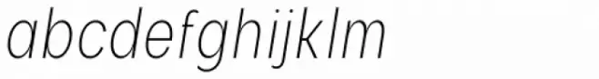 Nominee Extra Light Condensed Italic