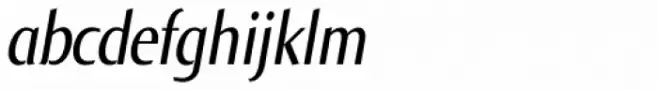 Norma Condensed Italic