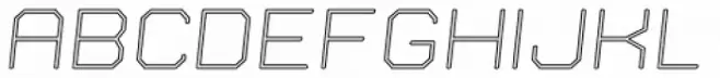 Nostromo Light Italic Outline