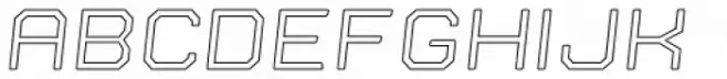 Nostromo Medium Italic Outline