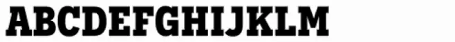 Novecento Slab Narrow Bold