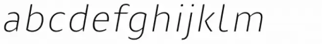 Nula Ultra Light Italic