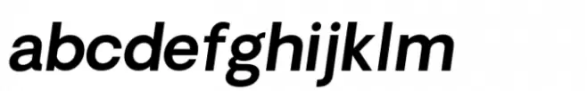 Oakes Grotesk Semi-Bold Italic