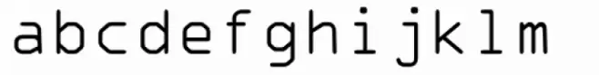 OCR-A AI Text Regular
