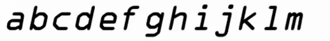 OCR A EF Original Bold Oblique