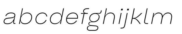 Oddval Hairline Italic