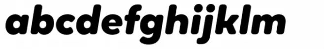 Oktah Round Black Italic