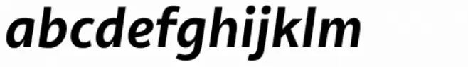 Olivine Semi Bold Italic